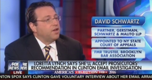 David Schwartz on Fox: AG Loretta Lynch Under Fire for Clinton Meeting featured image