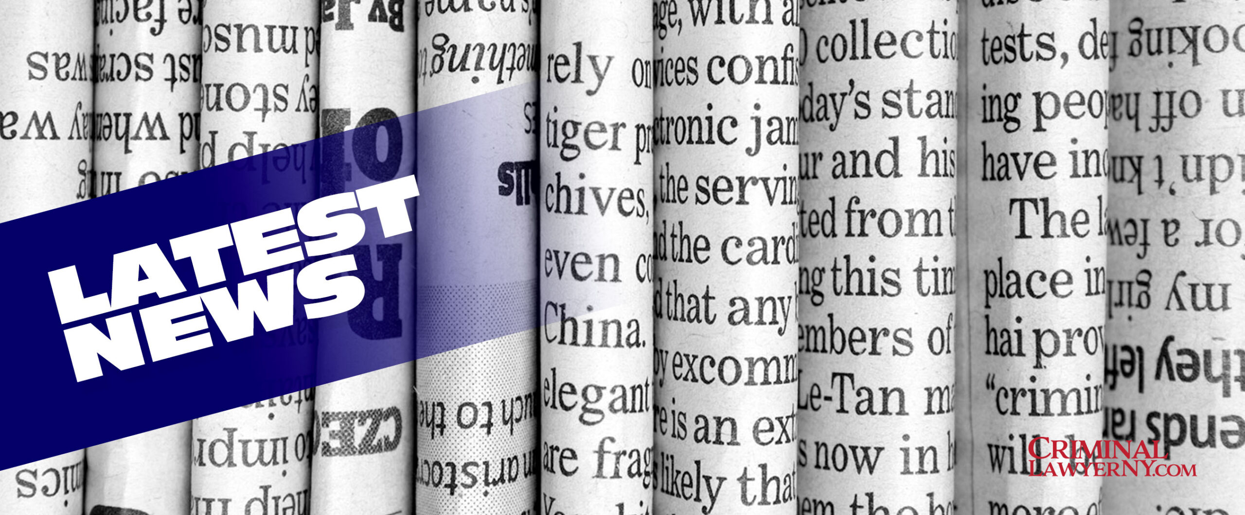Latest criminal law news and media coverage